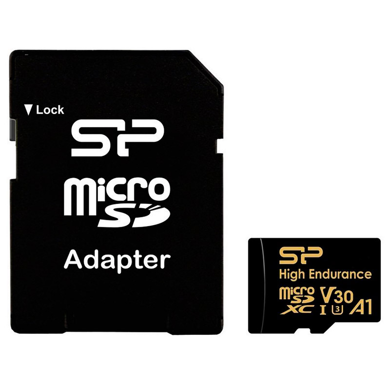 Карта памяти 128Gb - Silicon Power Golden SeriesHigh Endurance microSD SP128GBSTXDV3V1H