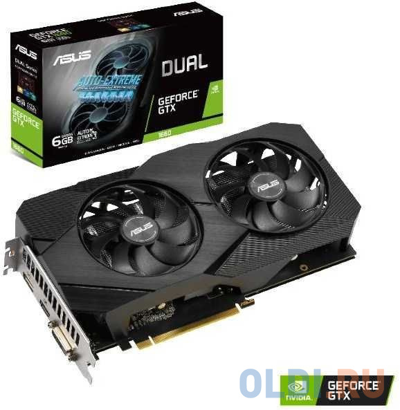 Видеокарта ASUS GeForce GTX 1660 SUPER Dual EVO 6144Mb