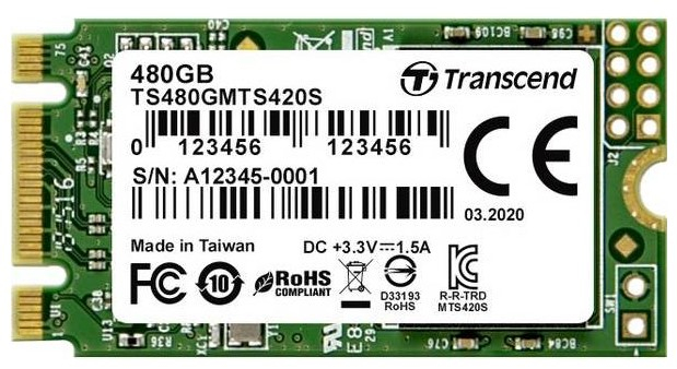 Накопитель SSD Transcend MTS420 480Gb (TS480GMTS420S)