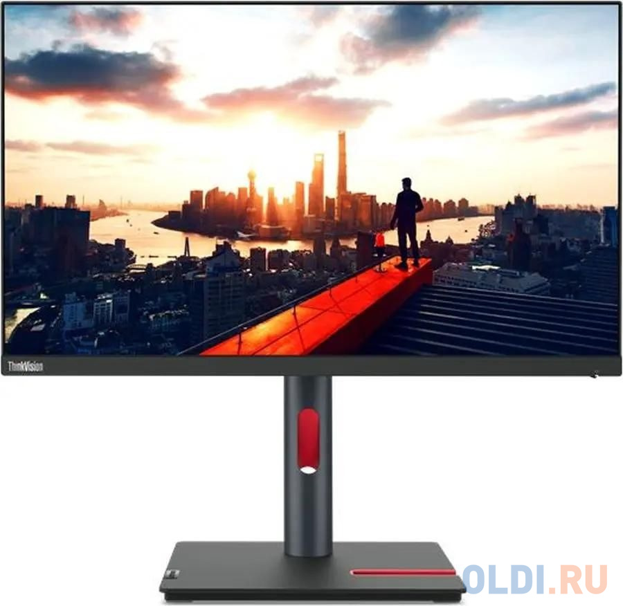 Монитор Lenovo 23.8&quot; ThinkVision P24h-30 черный IPS LED 4ms 16:9 HDMI матовая HAS Piv 300cd 178гр/178гр 2560x1440 60Hz DP 2K USB 5.7кг