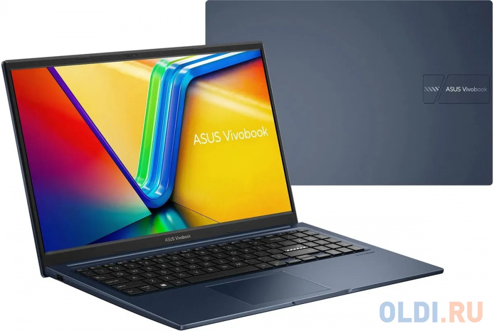 Ноутбук ASUS Vivobook 15 X1504ZA-BQ322 Core i5-1235U/8Gb/SSD512Gb/15.6&quot;/IPS/FHD/NoOS/blue (90NB1021-M00R80)