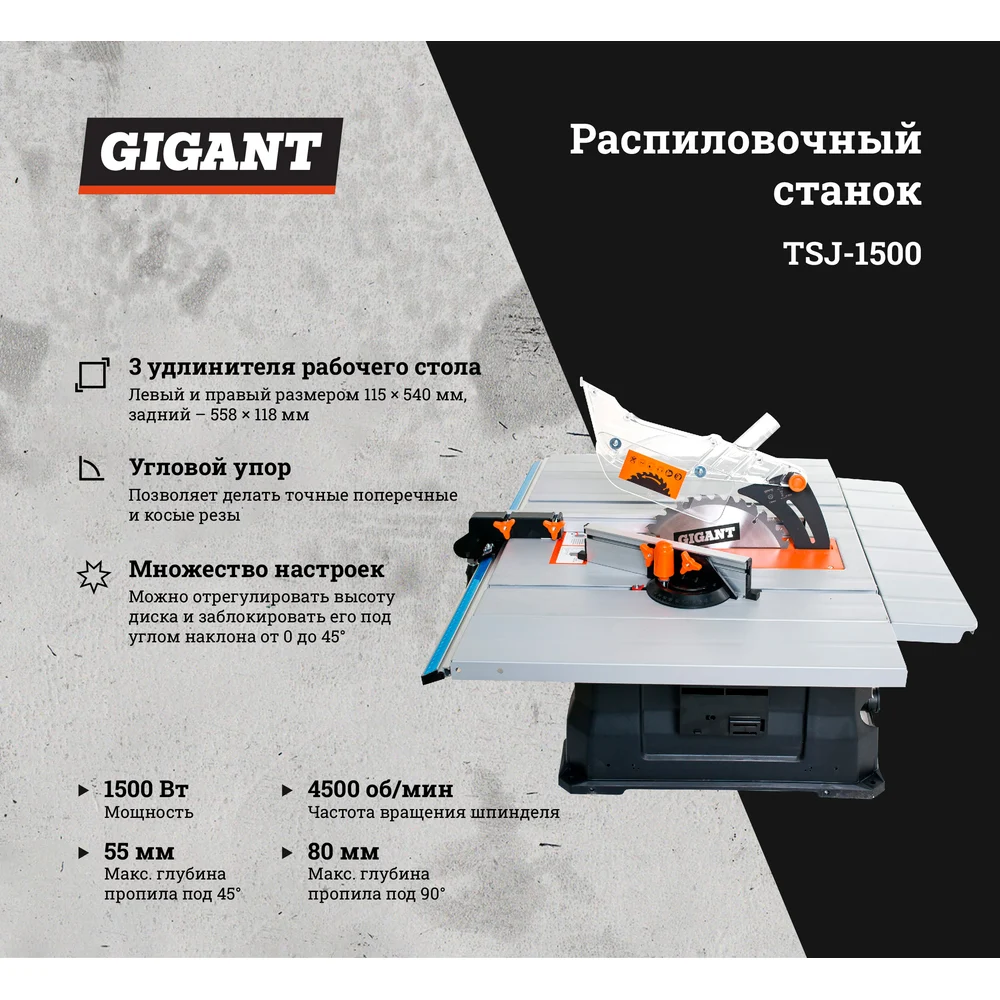 Распиловочный станок Gigant