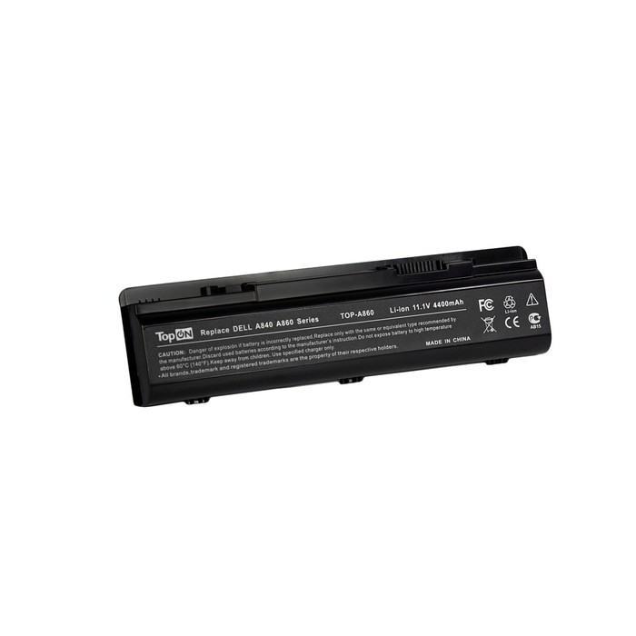 Аккумуляторная батарея TopON для Dell Inspiron 1410, Vostro A840/A860/A860n/1014/1015 11.1V 4400mAh (TOP-A860)