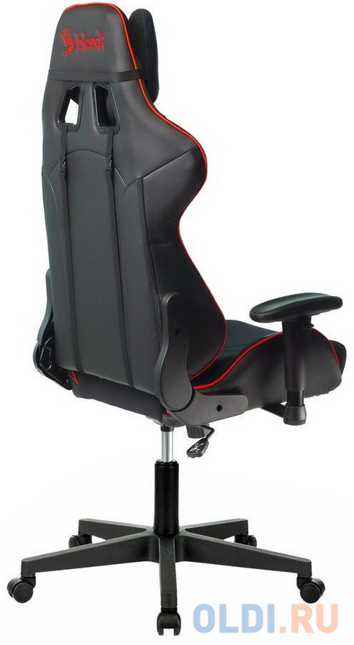 Кресло для геймеров A4TECH Bloody GC-400 чёрный красный