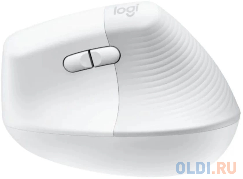 Мышь Logitech Lift белый оптическая (4000dpi) silent беспроводная BT/Radio USB для ноутбука (5but)