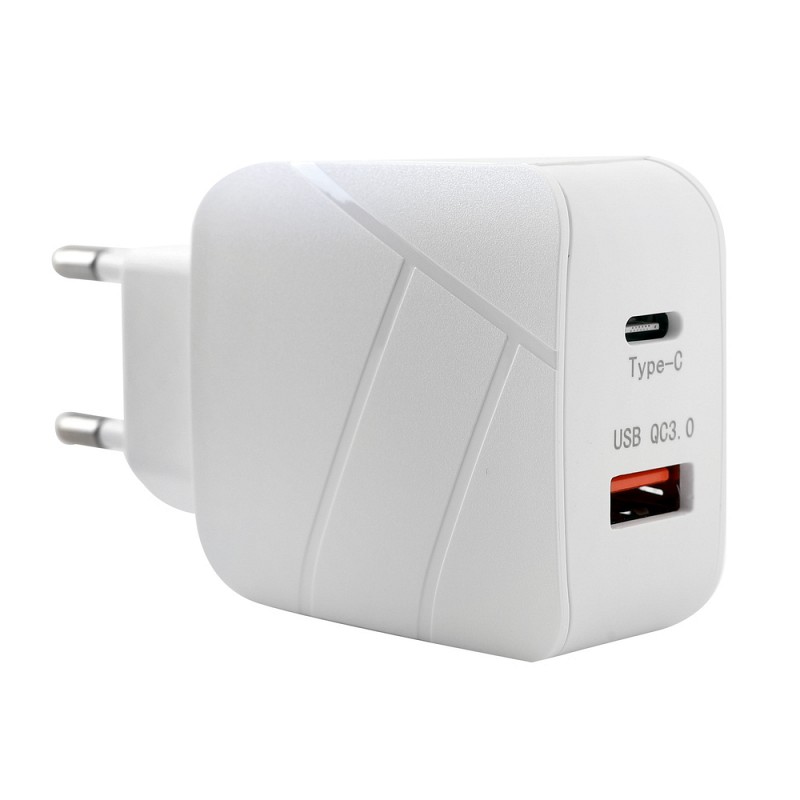 Зарядное устройство Ergolux USB+Type-C White ELX-PA01QC-C01 в Москвe