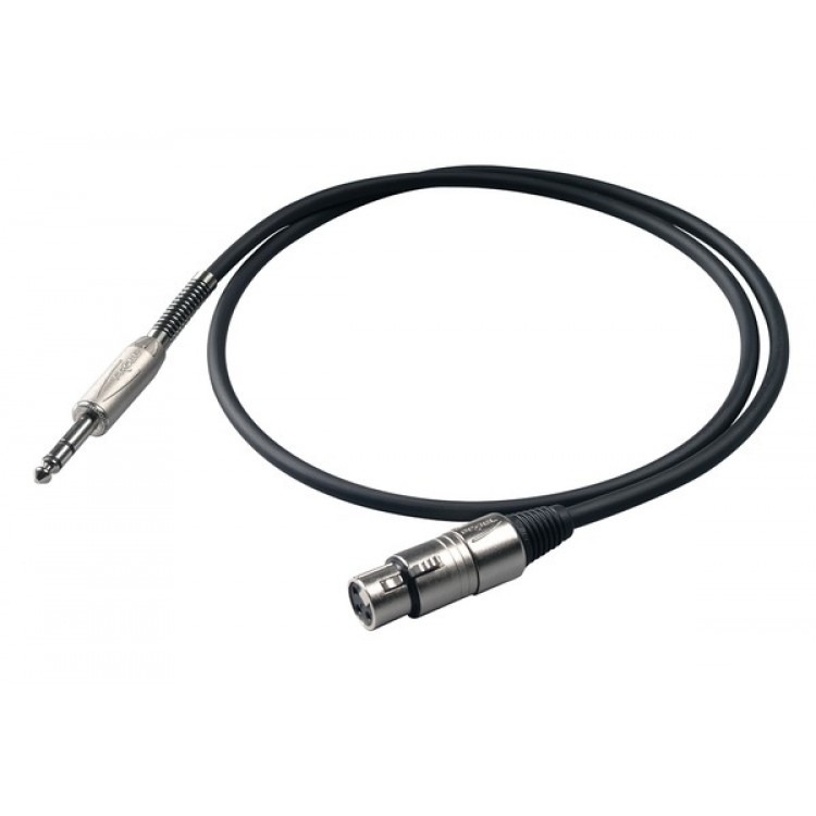 Шнур микрофонный Proel 6.3mm Jack - XLR 2m BULK210LU2 в Москвe