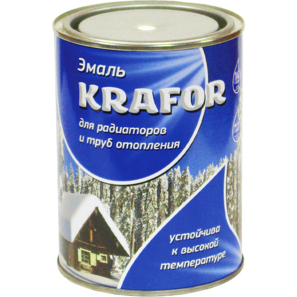 Алкидная эмаль для радиаторов KRAFOR