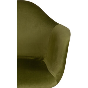 Кресло TetChair Secret De Maison cindy soft (Eames) (mod. 101) дерево береза/металл/мягкое сиденье/ткань зеленый (HLR 54)/натуральный