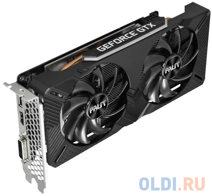 Видеокарта Palit GeForce GTX 1660 DUAL 6144Mb