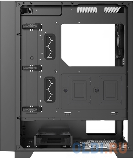 Корпус ATX MONTECH AIR 1000 LITE Black Без БП черный