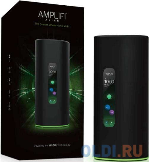 Беспроводной маршрутизатор Ubiquiti AmpliFi Alien 802.11ax 4804Mbps 2.4 ГГц 5 ГГц 3xLAN черный