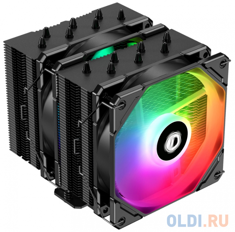 Cooler ID-Cooling SE-207 XT ARGB 280W/ PWM/ all Intel/AMD/ 2 ARGB fans/ Screws