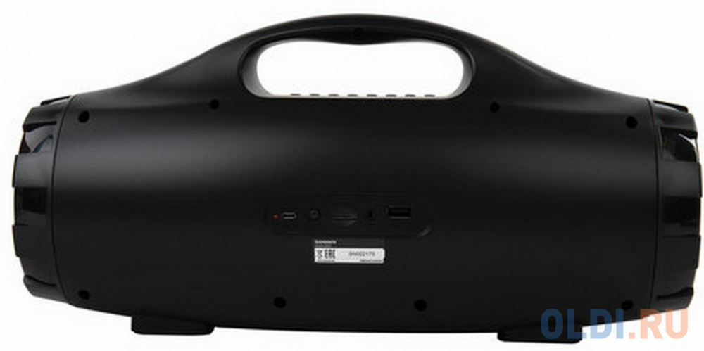 Колонка портативная SONNEN B332, 16 Вт, Bluetooth, FM-тюнер, microSD, MP3-плеер, черная, 513480