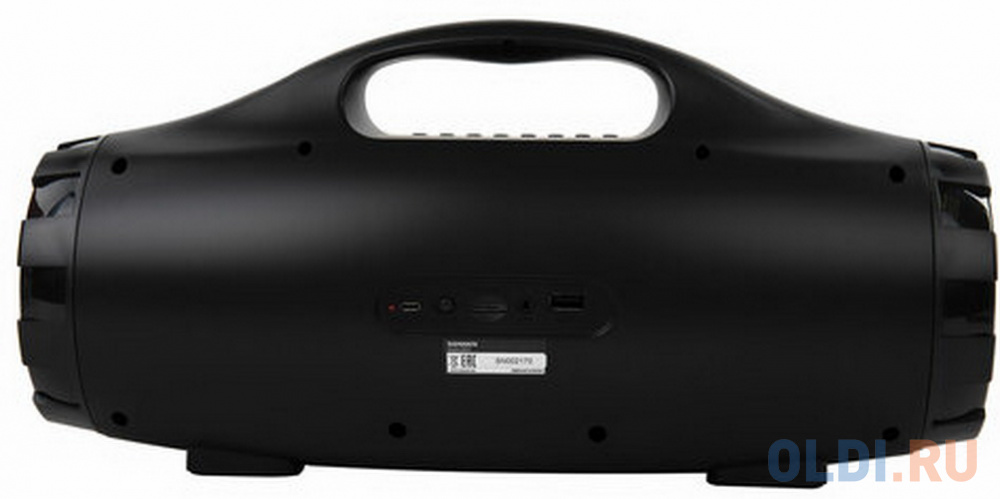 Колонка портативная SONNEN B332, 16 Вт, Bluetooth, FM-тюнер, microSD, MP3-плеер, черная, 513480 в Москвe