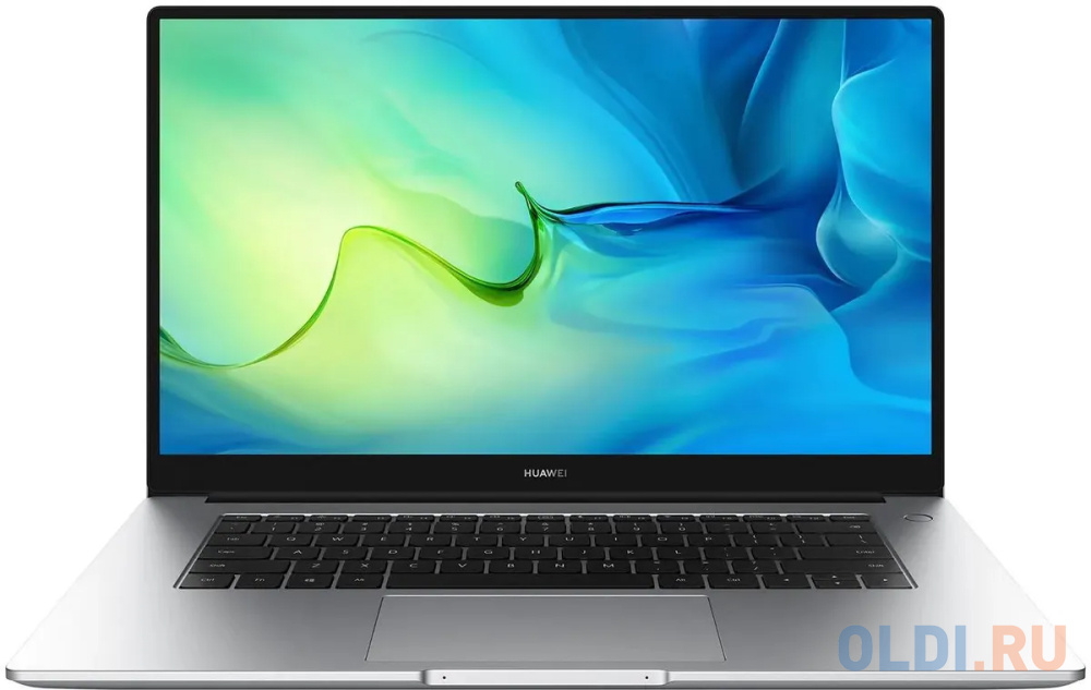 Ноутбук Huawei MateBook D 15 BoM-WFP9 Ryzen 7 5700U 8Gb SSD512Gb AMD Radeon 15.6&quot; IPS FHD (1920x1080) noOS silver WiFi BT Cam (53013TUE)