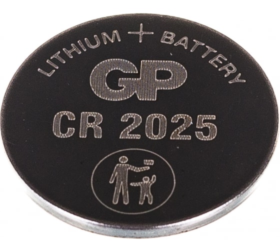 Батарейка CR2025 - GP Lithium CR2025-2CRU1 10/600 (1 штука) в Москвe