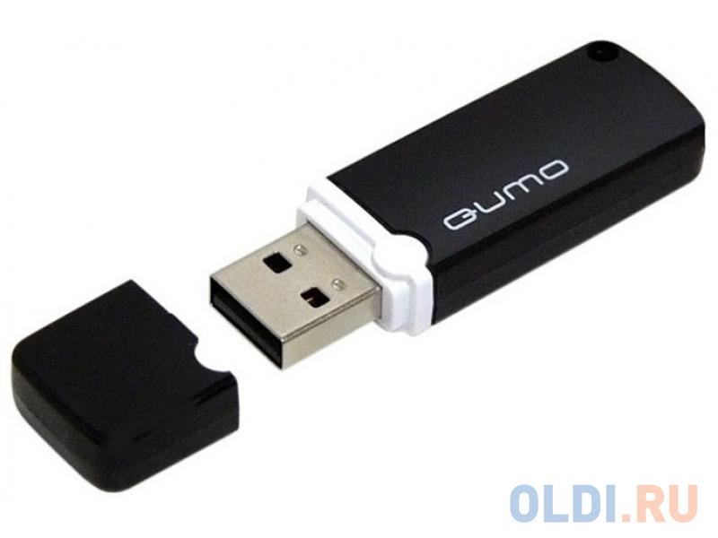 Флешка USB 8Gb QUMO Optiva 02 USB2.0 черный QM8GUD-OP2-black