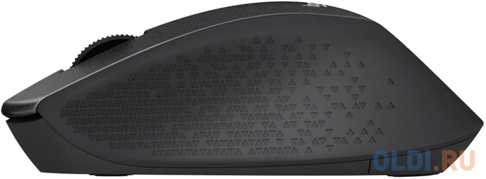 Мышь беспроводная Logitech M330 Silent Plus Black (черная, оптическая, 1000dpi, 2.4 GHz/USB-ресивер, бесшумная, под правую руку) (арт. 910-004924, M/N