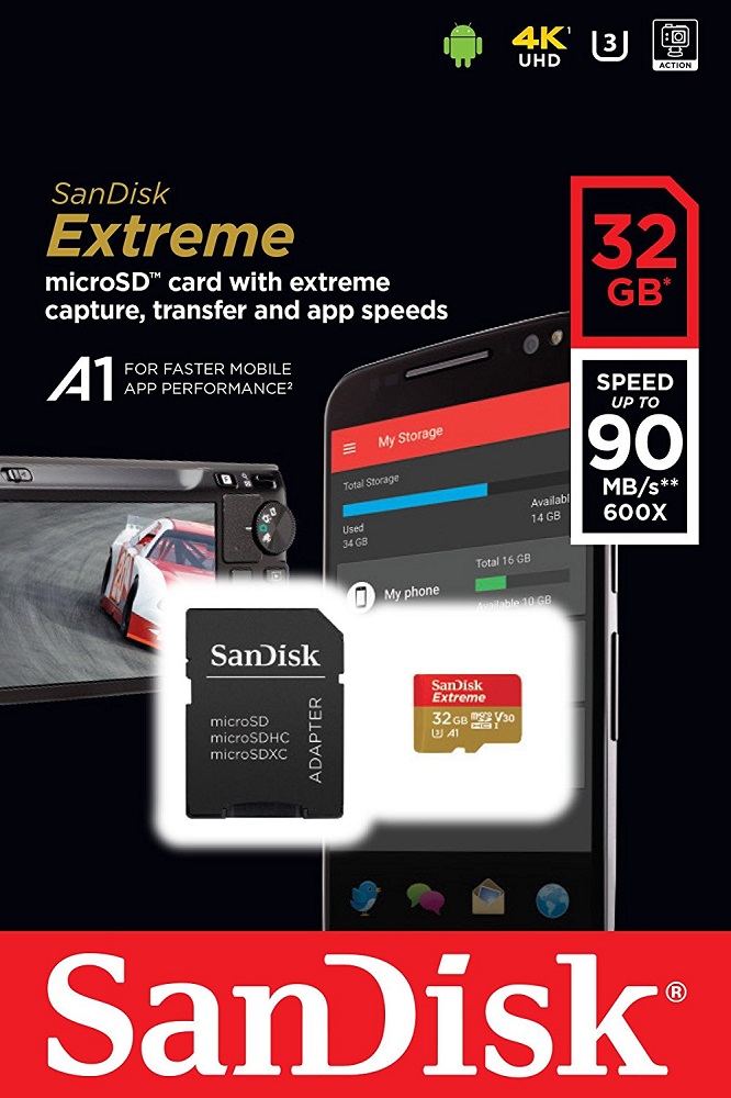 Карта памяти MicroSDHC SanDisk