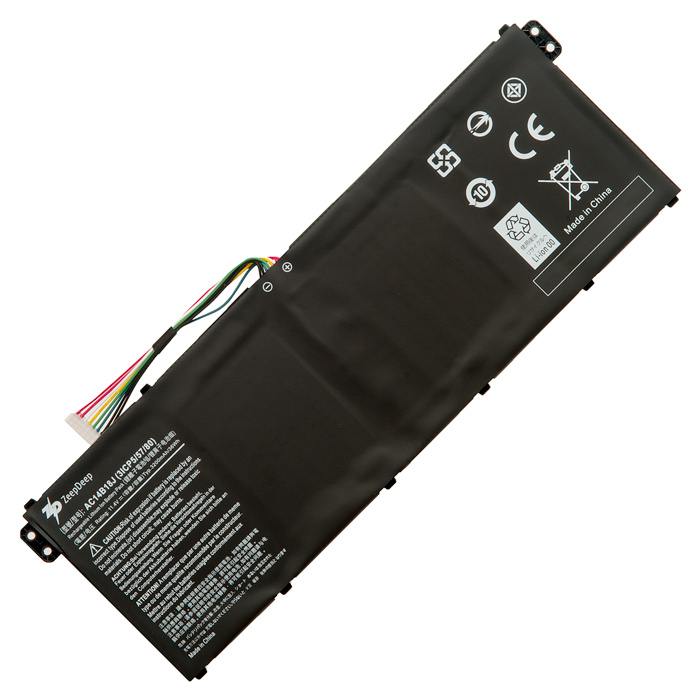 Аккумуляторная батарея ZeepDeep AC14B18J для Acer Chromebook 13 CB5-311, Aspire E3-111, V3-111, V3-111P, ES1 series, 11.4V, 3200mAh, черный, повышенной емкости (874782)
