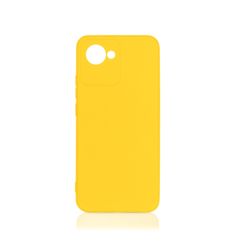 Чехол DF для Realme C30 Silicone Yellow rmCase-18