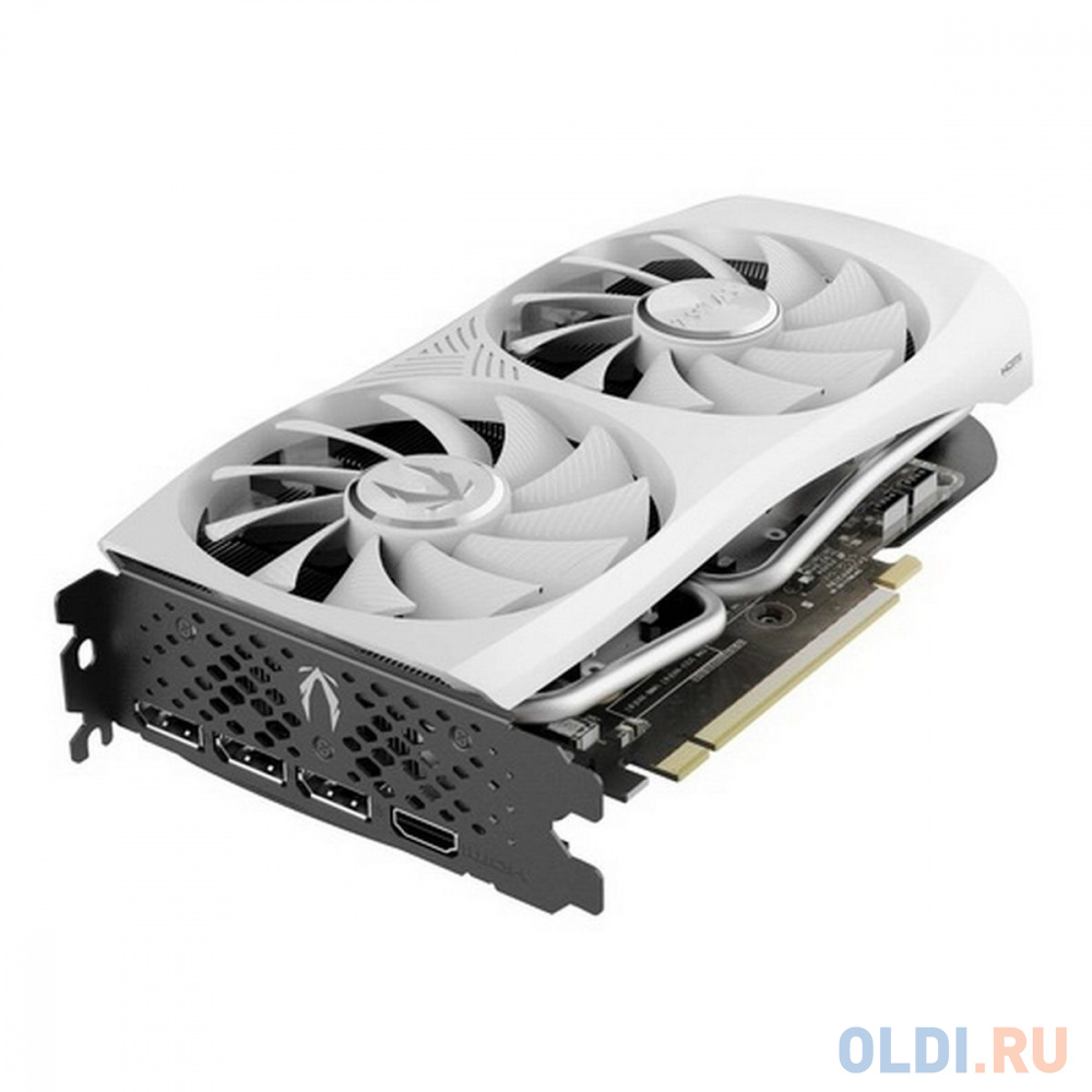 Видеокарта Zotac RTX4060Ti 8GB TWIN EDGE OC WHITE ED GDDR6 128bit 3xDP HDMI 2FAN Medium Pack