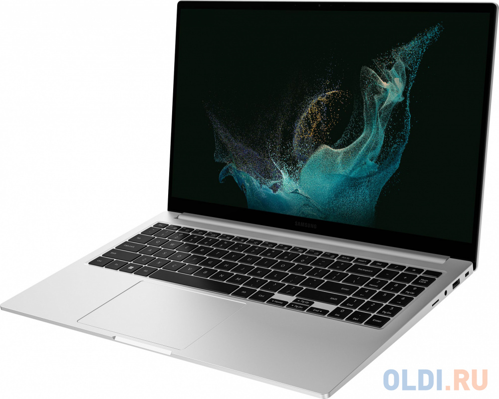 Ноутбук Samsung Galaxy Book 2 NP754 Core i5 1235U 16Gb SSD256Gb Intel Iris Xe graphics 15.6" IPS FHD (1920x1080) Windows 11 Professional silver W