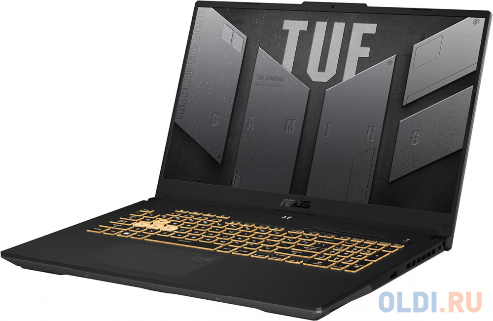 Ноутбук ASUS TUF FX707ZC4-HX015 90NR0GX1-M000L0 17.3" 1920x1080 Intel Core i7-12700H RAM 16Гб SSD 1Тб RTX 3050 4Гб ENG/RUS DOS черный 2.6 кг 90NR в Москвe