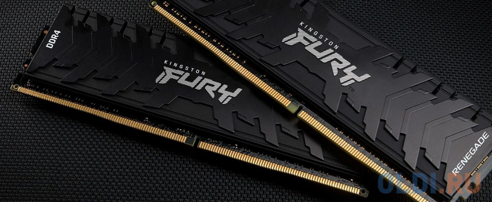 Оперативная память для компьютера Kingston FURY Renegade Black DIMM 16Gb DDR4 3600 MHz KF436C16RBK2/16