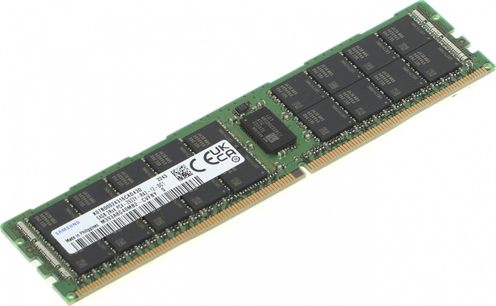 Модуль памяти RDIMM DDR4 1x64Gb Samsung M393A8G40MB2-CVF