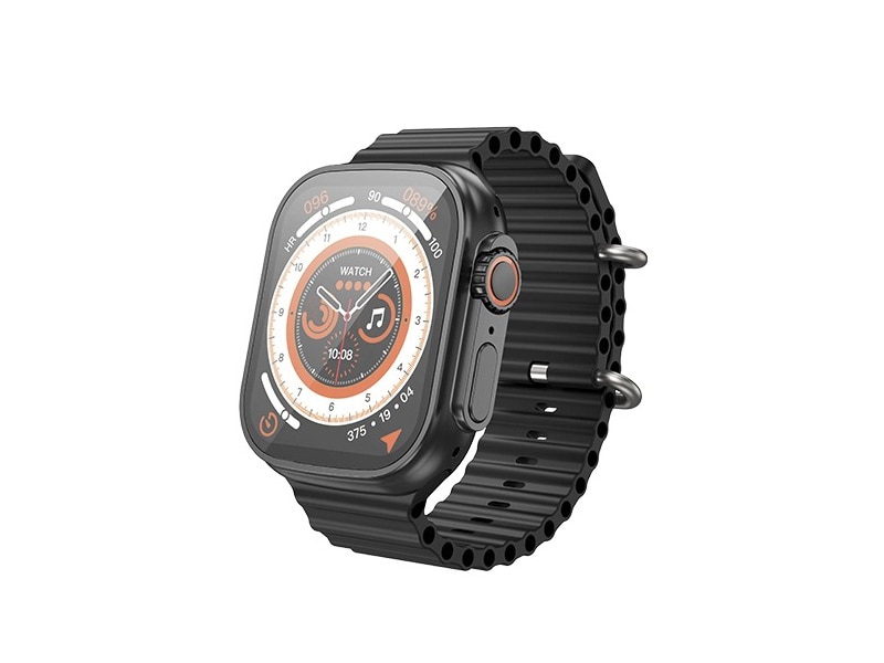 Смарт-часы Hoco Y12 Ultra, 2", черный