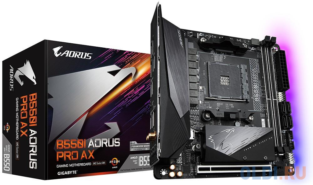 Материнская плата GigaByte B550I AORUS PRO AX