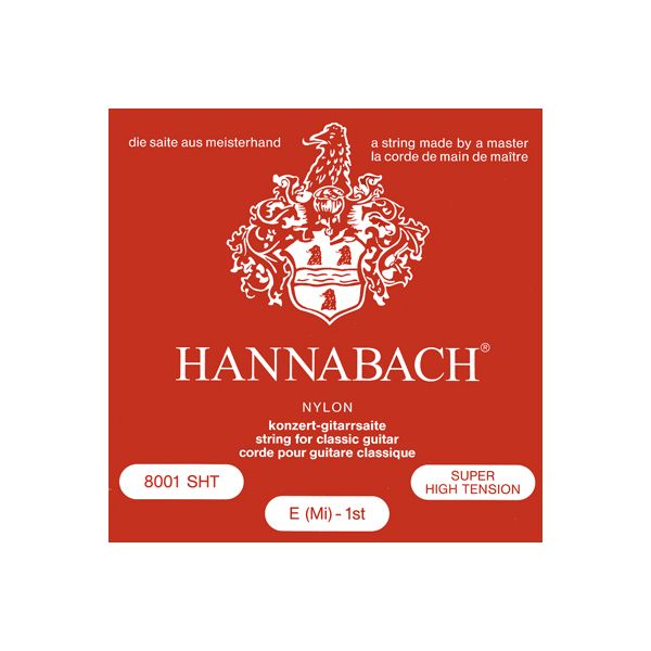 Струны Hannabach 800SHT Red SILVER PLATED нейлон для классической гитары