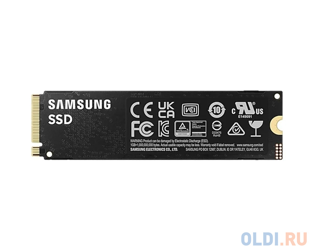 Твердотельный накопитель/ Samsung SSD 990 PRO, 2000GB, M.2(22x80mm), NVMe 2.0, PCIe 4.0 x4, V-NAND TLC, R/W 7450/6900MB/s, IOPs 1 400 000/1 550 000, D