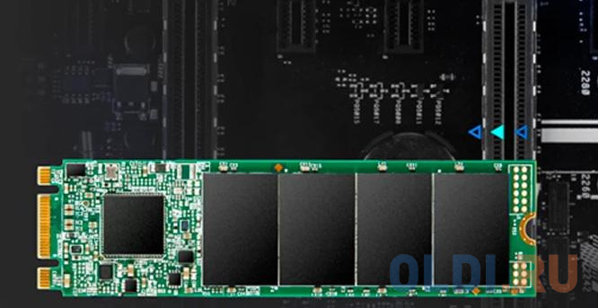 Твердотельный накопитель SSD M.2 Transcend 1.0Tb MTS825 <TS1TMTS825S> (SATA3, up to 550/500MBs, 3D NAND, 360TBW, 22x80mm)