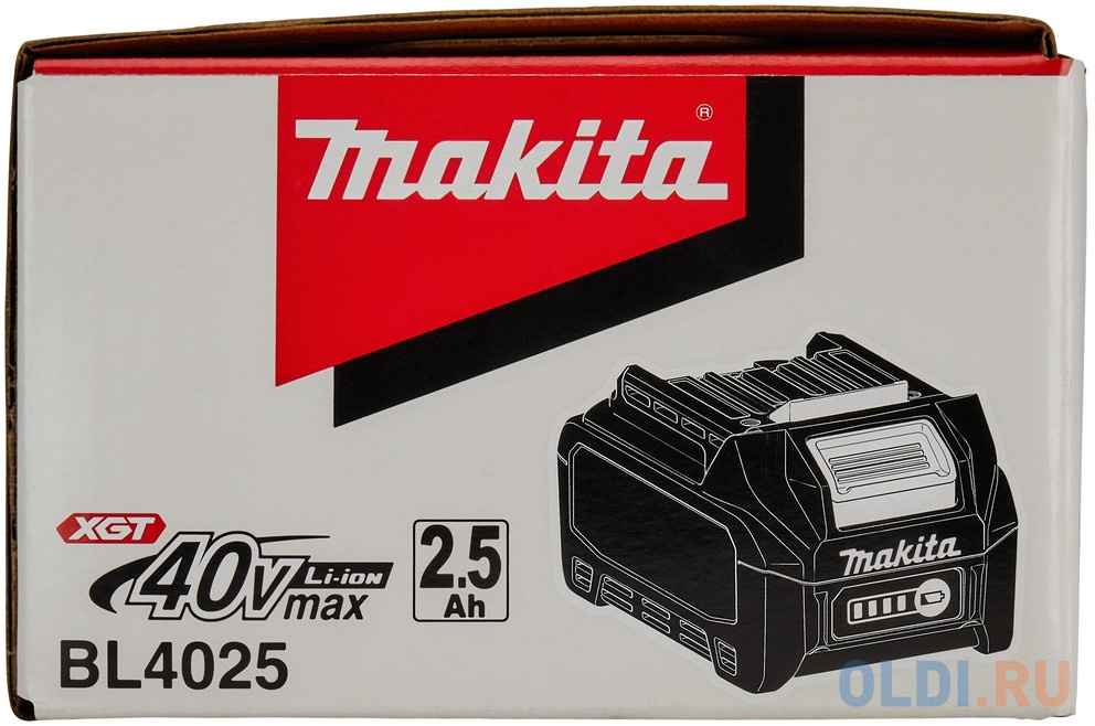 Батарея аккумуляторная Makita BL4025 40В 2.5Ач Li-Ion (191B36-3)