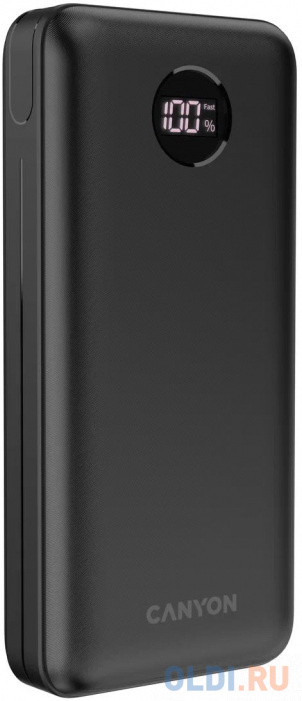 CANYON  PB-2002 Power bank 20000mAh Li-poly battery, Input Type-C 5V3A,9V2A,18W  , Output Type-C:5V3A,9V2.2A,12V1.5A,20W, Output USBA1/USBA2:5V3A,5V/4 в Москвe