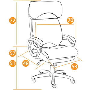 Кресло TetChair Кресло DUKE ткань, коричневый/бронзовый, MJ190-7/TW-21