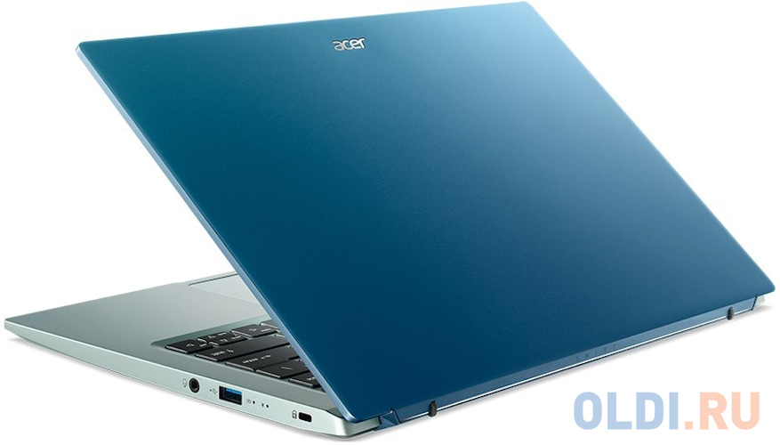 Ноутбук Acer SF314-512 Core i5-1240P/8GB/SSD512GB/14&quot;/Iris Xe/IPS/FHD/Free DOS/Iris Blue (NX.K7MER.008)