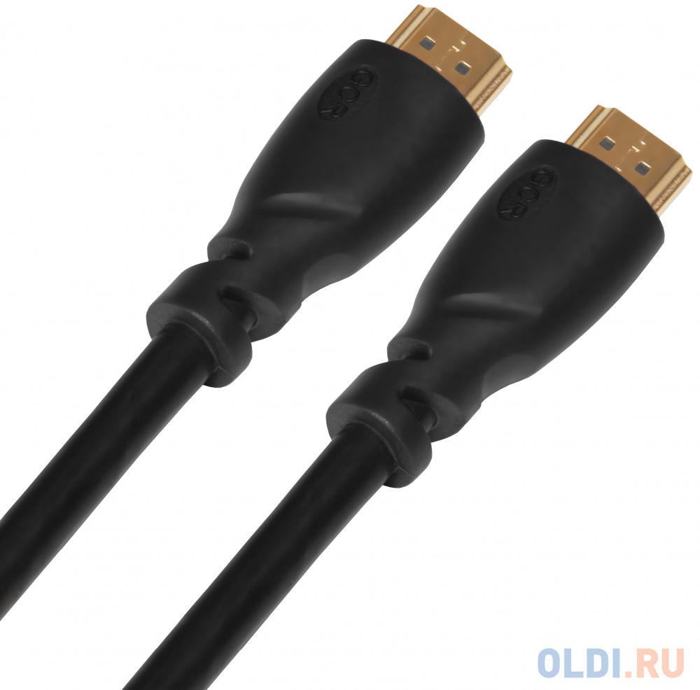 Кабель HDMI 3.0м Greenconnect v1.4 экранированный черный GCR-HM310-3.0m