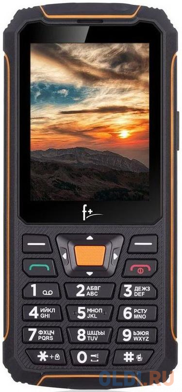 Телефон Fly R280C оранжевый черный
