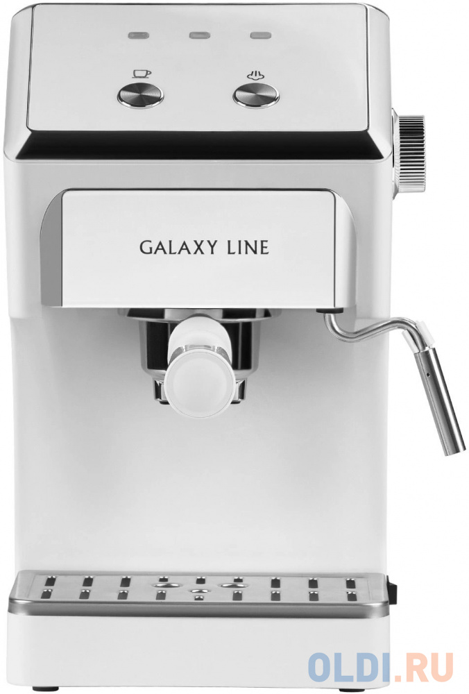 Кофеварка рожковая Galaxy Line GL 0756 1500Вт белый в Москвe