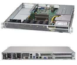 Серверная платформа SuperMicro 1019S-WR, 1xSocket1151, 4xDDR4, 1xM.2, 2GLAN, IPMI, Redundant 2x400 Вт, 1U (SYS-1019S-WR)