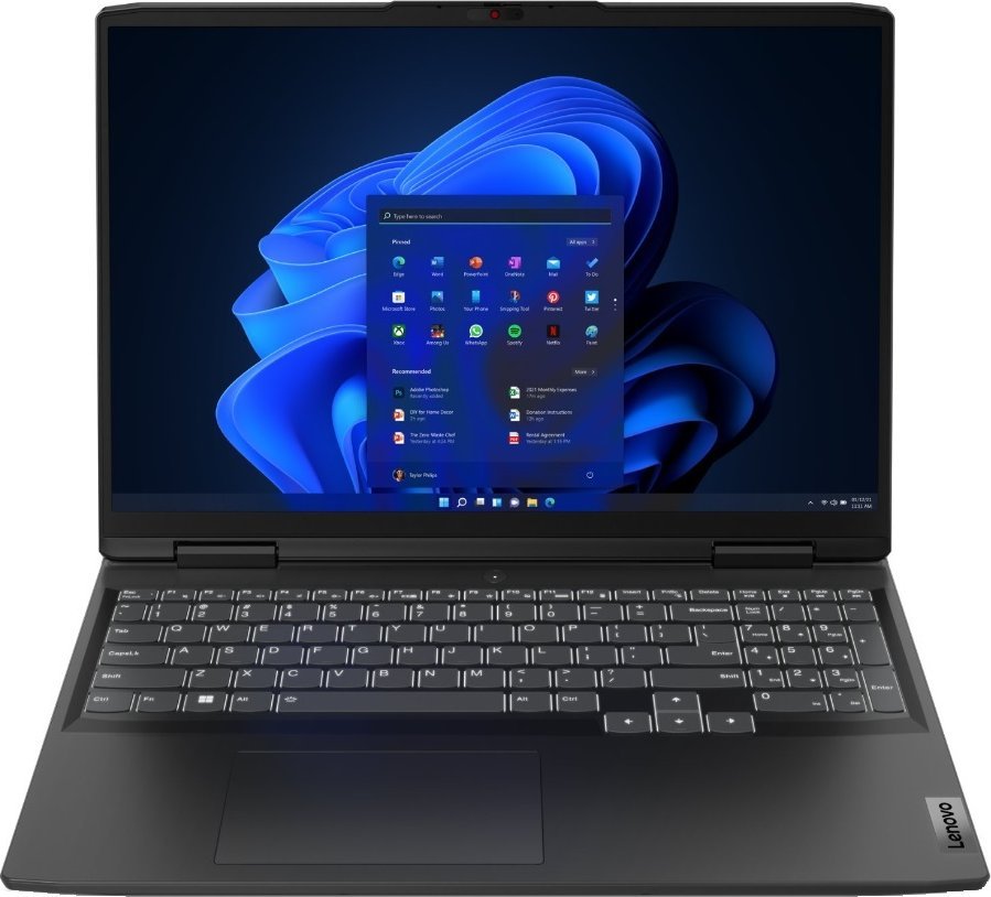 Ноутбук Lenovo IdeaPad Gaming 3 16IAH7 16" IPS 1920x1200, Intel Core i7 12650H 2.3 ГГц, 16Gb RAM, 1Tb SSD, NVIDIA GeForce RTX 3050 Ti-4Gb, W11, темно-серый (82SA008LRU)