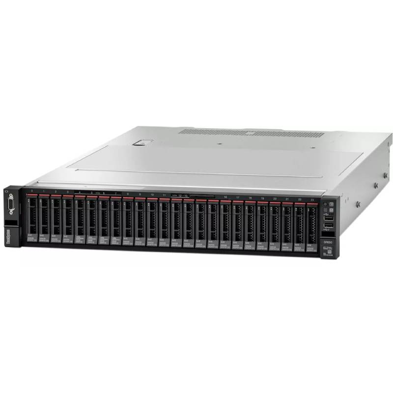 Сервер Lenovo ThinkSystem SR650 V2, 1xIntel Xeon Gold 6326 (up2), 1x32Gb RAM, noHDD, 8x2.5" HS, 9350-8i, noDVD, noLAN, XCC Enterprise, 1x750 Вт (up2), 2U (7Z73A06CEA)