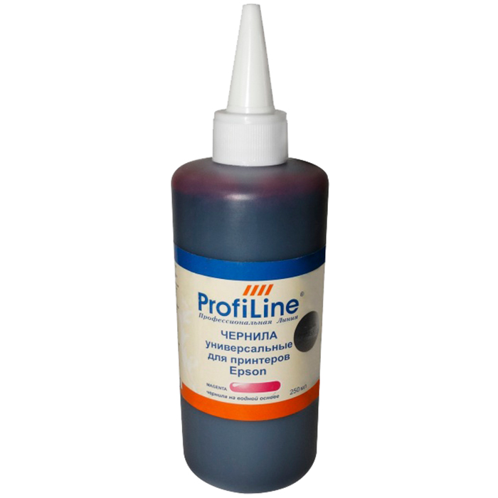 Чернила ProfiLine PL-INK-UNI-Eps-M 250мл, 250 мл, пурпурный, совместимые для Epson