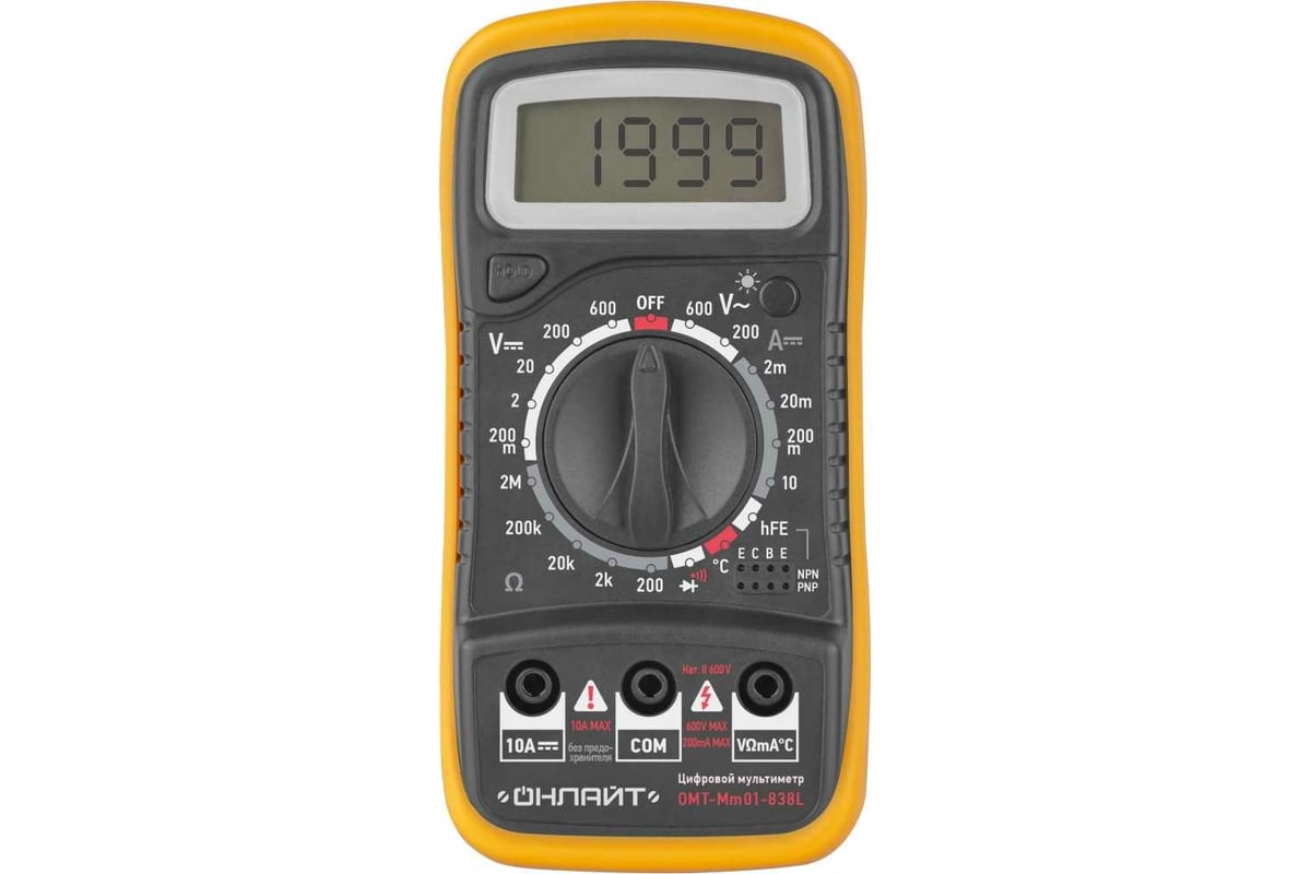 Мультиметр ОНЛАЙТ OMT-Mm01-838L (25906)