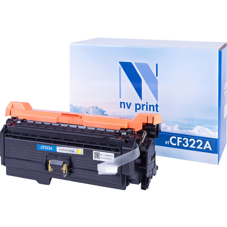 Картридж лазерный NV Print NV-CF322AY (CF322A), желтый, 16500 страниц, совместимый, для M680dn/M680f/M680z
