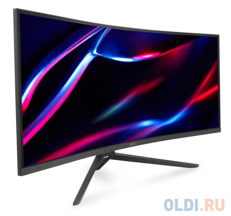 Монитор/ Acer ED343CURHbmiippx 34'',  ZeroFrame, Curved 1000R Black, 21:9, VA, 3440x1440, 1 / 4ms, 300cd, 100Hz, 2xHDMI(2.0) + 2xDP(1.2) + A